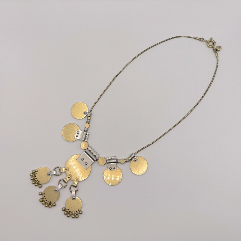 MADEWELL Mixed Metals Statement Necklace - Picture 5 of 12